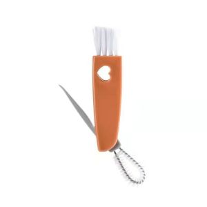 Polocat 3 in 1 Multifunctional Cleaning Brush Bottle Mouth Cap Detail Cup Brush Corner Door and Window Groove Cleaning Brush Dust Removal Brush