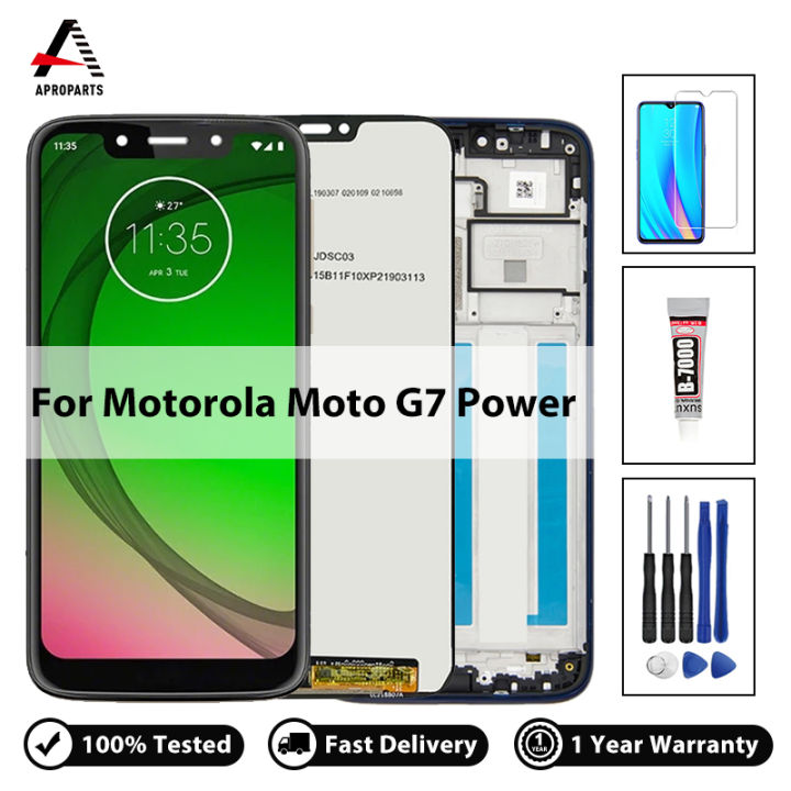 100% Tested For Motorola Moto G7 Power XT1955 LCD Touch