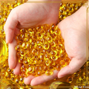 Thỏi Vàng Tụ Bảo Phong Thủy Bằng Lưu Ly Chiêu Tài Lộc May Mắn Thỏi Vàng Thần Tài Cỡ Nhỏ - Pháp Tâm