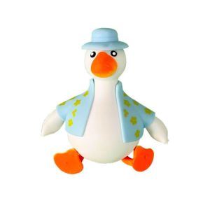 SEETE Duck Shape Slow Rising Squeeze Toy Cartoon Rebound Ball Stress Relief Toy Novelty Anti-stress Slow Rebound Toy Birthday Gift
