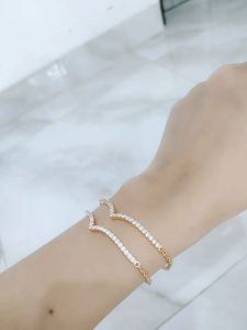 GELANG PERAK ASLI SILVER 925 LAPIS EMAS/GELANG TANGAN RANTAI NORI(FUJI)MATA PUTIH/ASLI SILVER/FASHION WANITA