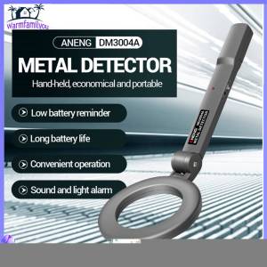 ANENG DM3004A Metal Detector Handheld High Sensitivity Scanner Security Checker 180 Foldable Outdoor Gold Detection Scanning Detection Instrument Audible And Visual Alarm
