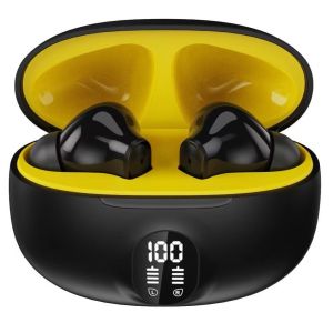 Pro 60 TWS Bluetooth Earbuds Wireless V5.1 Bluetooth Earphone 9d Stereo Headset In Ear Noise Reduction Breathing Light Low Sense Delay Wireless Headset Build-in MIC Game Sports For Smartphones Fon Telinga Bluetooth 蓝牙耳机