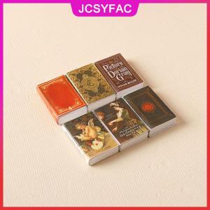 JCSYFAC 6 cái 1:12 Dollhouse thu nhỏ cuốn sách truyện tranh Cuốn Sách Nhỏ mini mô hình trẻ em giả vờ chơi đồ chơi nhà búp bê phụ kiện