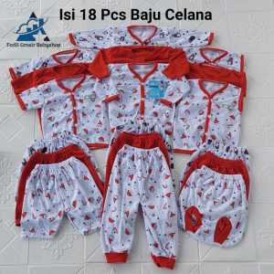 36 Pcs Paket Lahiran Lengkap Baju Bayi Celana Bayi Baru Lahir Sartaki Jumper Popok Tali Topi Bayi  Gift Set