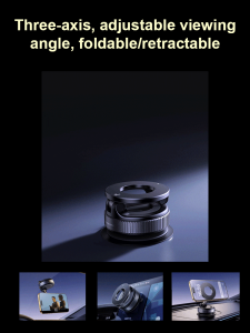 Cell Phone Holder Metal Cell Phone Tray Non-marking Installation Lightweight Mechanical Vacuum Adsorption