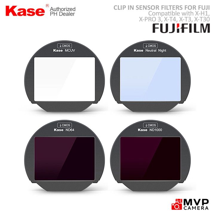 KASE ND Clip-In Sensor Filter for Fujifilm Fuji X UV ND32 ND1000