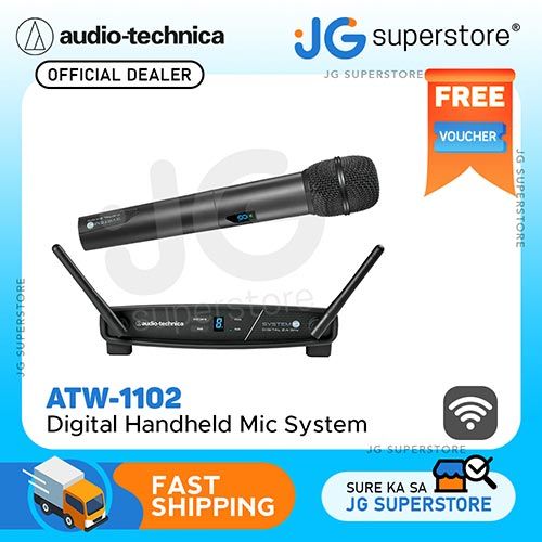 Audio Technica ATW 1102 System 10 2.4GHz Digital Wireless Handheld