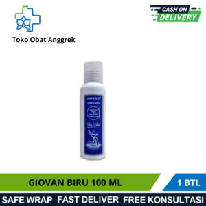 GIOVAN BIRU 100 ML / SABUN CAIR MANDI BABY / ANTISEPTIK BABY /MEMBERSIHKAN DAN MENGANGKAT BAKTERI BABY