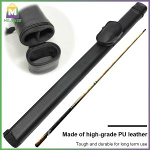 Stick Rod Carry Bag Leather Pool Cue Stick Carrying Bag Billiard Cue Portable Container Fit for 1/2 Snooker Billiard
