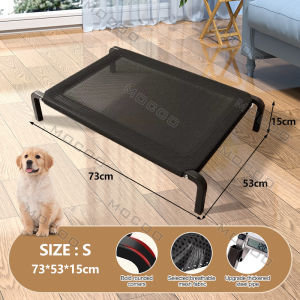 【 24h delivery】Elevated Mesh Pet Marching Bed Detachable Mesh Breathable Moisture-Proof Suspended Pet Marching Dog Bed