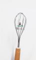Stainless Steel Wood Grain Egg Whisk  small medium large size. 