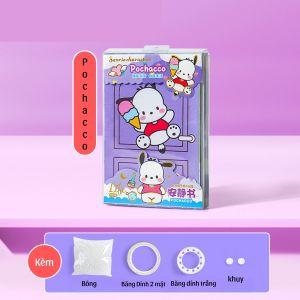 Đồ chơi bóc dán thủ công Handmade DIY cuốn sách yên tĩnh tự làm hình Kuromi Sanrio cho bé gái không cần kéo - Tiệm Nhà Sóc 2023