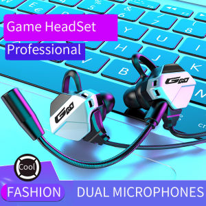 G10 Game Earphone หูฟังเกมมิ่ง พร้อมไมค์ [ฟรีของแถม 3 รายการ] ไมค์สามารถถอดแยกได้ หูฟังสำหรับเล่นเกม ใช้ได้ทั้งมือถือ และคอม หูฟังเกมเมอร์ สายยาว คุณภาพเสียง คมชัด เหมาะสำหรับ เล่นเกม ฟังเพลง โดดร่ม ใช้คุยโทรศัพท์ได้