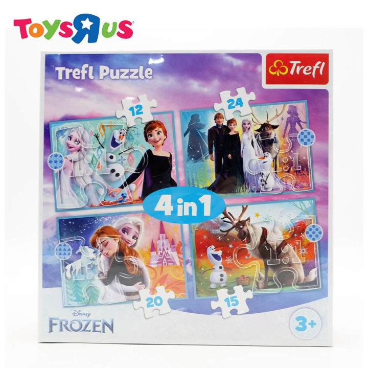 Trefl puzzle 4 in 1 the amazing world of frozen lazada ph