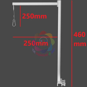 Giá treo đèn LED bộ chân treo đèn chữ L giá treo máng đèn bộ khung nâng máng hộp đèn nhôm hợp kim cao cấp cho hồ cá thủy