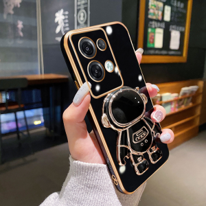 Casing Ponsel untuk OPPO Reno 8 5G Reno 7 4G F21 Pro F21s Pro Reno 8T 5G A1 Pro 5G Case ponsel HP pelapisan pola softcase ruang angkasa casing penutup pelindung penuh silikon kesing Phone Stands