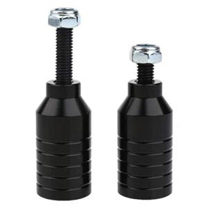 2pcs Stunts Scooters Peg Easyly Install Scooters Peg Antiskid Scooters Peg Suitable for Street Cycling