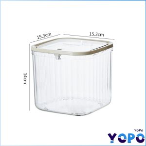 YoPo Hair Accessories Storage Box Transparent Desktop Jewelry Storage Box Desktop Storage Mini Trash Can