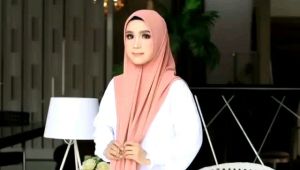 Segi4 Segiempat Babydoll Free Ring Gold By Flow Idea Hijab
