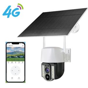กล้องวงจร โซล่า V380 Pro กล้องวงจรปิด 360 wifi 12MP พลังงานแสงอาทิตย์สามเลนส์สีเต็มรูปแบบ 4G SIM WiFi ผ่านมือถือ ติดตามอัตโนมัติ พร้อมโหมดกลางคืน สัญญาณแรง ไม่จําเป็นต้องใช้แสงสว่าง ไม่ใช้ไฟฟ้า ไม่มีเน็ตก็ใช้ได้ เหมาะสำหรับโรงงานฟาร์มของครอบครัว