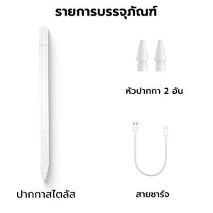 Stylus ดินสอ 13th GD13 ใหม่สไตลัสชาร์จไร้สายสำหรับ for ipad mini6 8.3 Air4 Air5 ​​10.9 2019 2020 2021 Pro11 Pro12.9 พร้อมการตั้งค่าแอพพลิเคชั่น