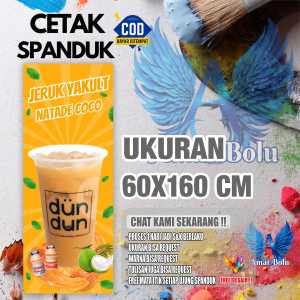 Cetak Spanduk Cetak Banner JERUK kekinian Costom Desain