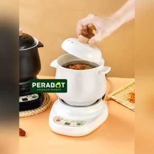 PRODUK BARU [Ready Stock] Periuk Elektrik / 1.2L Multifunctional Ceramic Electric Cooker Soup Pot
