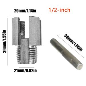 🚀ส่งเร็ว🚀ดอกต๊าปเกลียว 1/2 นิ้ว 3/4 นิ้ว สําหรับซ่อมแซมท่อน้ําแตก ชุดทำเกลียวท่อPVC ชุดทำเกลียว อุปกรณ์ต๊าปเกลียวท่อน้ําภายในและภายนอก สองหัวประปา เหมาะสําหรับท่อประปา 1/2"(4 หุน)และ 3/4"(6 หุน)เปิดรู