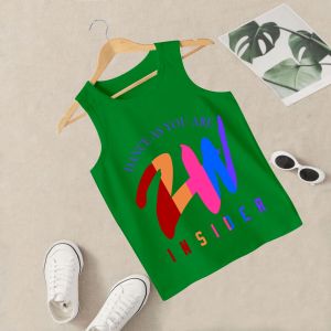 Bee Fashion - Tank-Top Olaraga Zumba ZW Wanita Dewasa Keren Vibes Cotton 100%