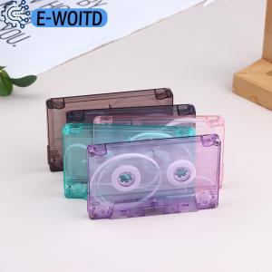 E-WOITD 1Pc New Color Blank Tape Case Audio Recording Cassette Tape Shell Empty Reel To Reel Cassette(No Inner Core And Outer Box)