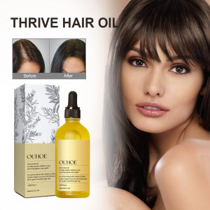 OUHOE     Rosemary Dense Hair Essential Oil Anti Hair Loss Treatment Promote Hair Growth Strengthen Hair Scalp Nourishing Oil With Rosemary Castor Argan Coconut Oil Reduce Hair Fall Receding Hairline 60ml
