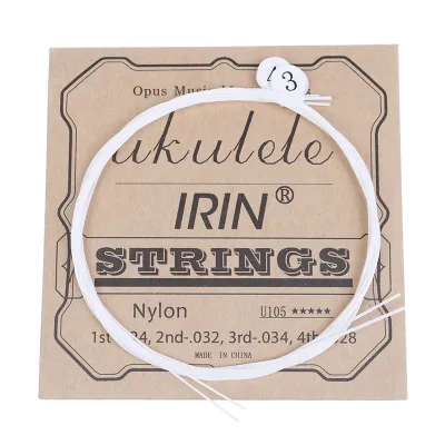 🎵 สายอูคูเลเล่ไนล่อน 4 เส้น/เซ็ต | สีขาวPremium | แข็งแรงทนทาน | สำหรับเปลี่ยนสายกีต้าร์-อูคูเลเล่ทุกชนิด
