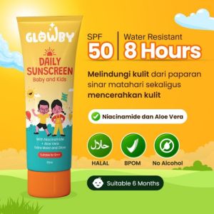 GlowBy Daily Sunscreen Baby & Kids 30ml - Sunscreen Bayi Dan Anak