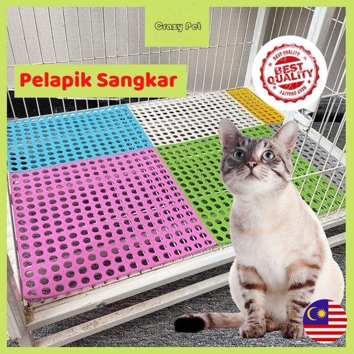 ⚡READY STOCK⚡Pelapik Sangkar Pet Cage Floor Mat Plastic Foot Pad Slab ...