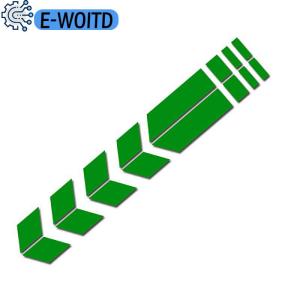 E-WOITD Universal Motorcycle Reflective Stickers Car Motorbike Scooter Stripes Fender Decals Waterproof Warning Decoration
