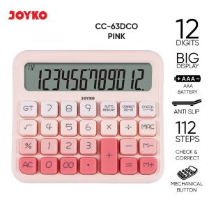 JOYKO Calculator Kalkulator Aesthetic CC-63DCO 12 Digits Check & Correct