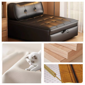 Sofa 3 seater sofabed lazy sofa chair sofa bed single fabric sofa set for living room internet celebrity lazy retractable single sofa bed 沙发床