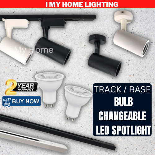 LED Track Light GU10 Spotlight Bulb Ceiling Lighting Spot Tracklight ...