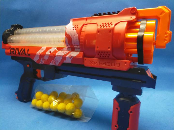 nerf rival Artemis XVII-3000  ปืนเนิร์ฟ ยิงมันส์ยิงแรง ใส่กระสุนครั้งละ30นัด มือสองของแท้