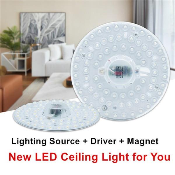 LED Ceiling Light Lamp Replaceable Lights with Magnet DIY Installation ...