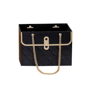 🔥🔥🔥Aofulai กล่องใส่ดอกกุหลาบแบบพกพากล่องกระดาษห่อของขวัญของขวัญงานปาร์ตี้