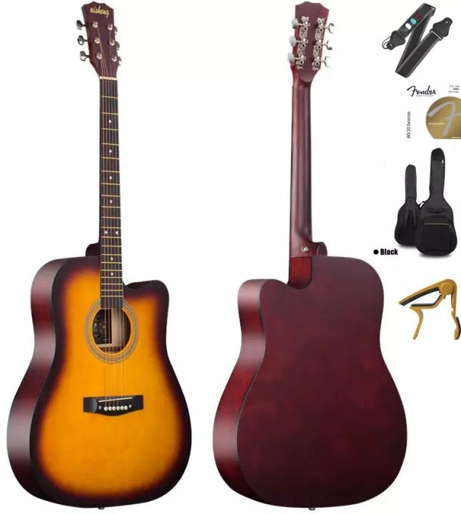 41inch Low action Guitar Acoustic Folk Guitar 41 Inch Full Size