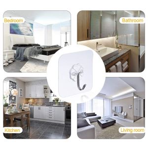 Promo Satuan Magic Hook Gantungan Baju Tempel Kuat Kait Dinding Tembok