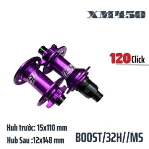Đùm Xe Đạp KOOZER XM450 Boost Phanh Đĩa Trục Thép CrMo 28/32H 5X141/ 110x15 12X148 mm 11/12 Tốc Độ 120 Click Tương Thích Sram/Shimano Cho Xe MTB
