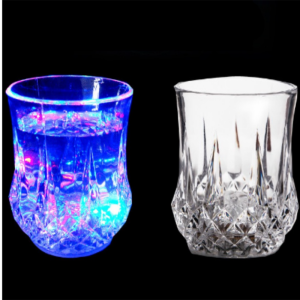 Flash Light Up Cups Liquid Activated Multicolor LED Glasses for HolidayFestivalsBirthday