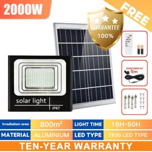 PHILIPS Solar Light Outdoor Waterproof LED Outdoor Solar Flood Lamp 3000W 1000W Solar Light High Power Outdoor Lighting