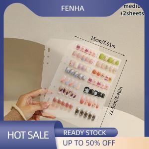 FENHA Nail Art Piece Storage Book Large Capacity Exhibition Photo Album Card Clip Display Board DIY Simple Album Storage Book