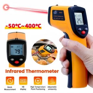 Infrared Thermometer Gun Digital Temperature Meter Non Contact Laser Kitchen Cooking Surface Food