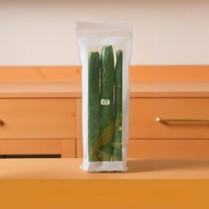 Long Thick Double Rib Fresh-keeping Sealed Bag With Double Zipper Food Grade Packaging Sealed Bags Refrigerator Storage Bag